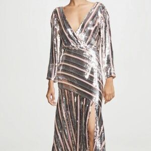 NWT Rixo Tyra Sequined Party Dress size XS